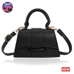 PU Leather Mini Purse Crossbody Clutch Evening Handbag Chic Elegant